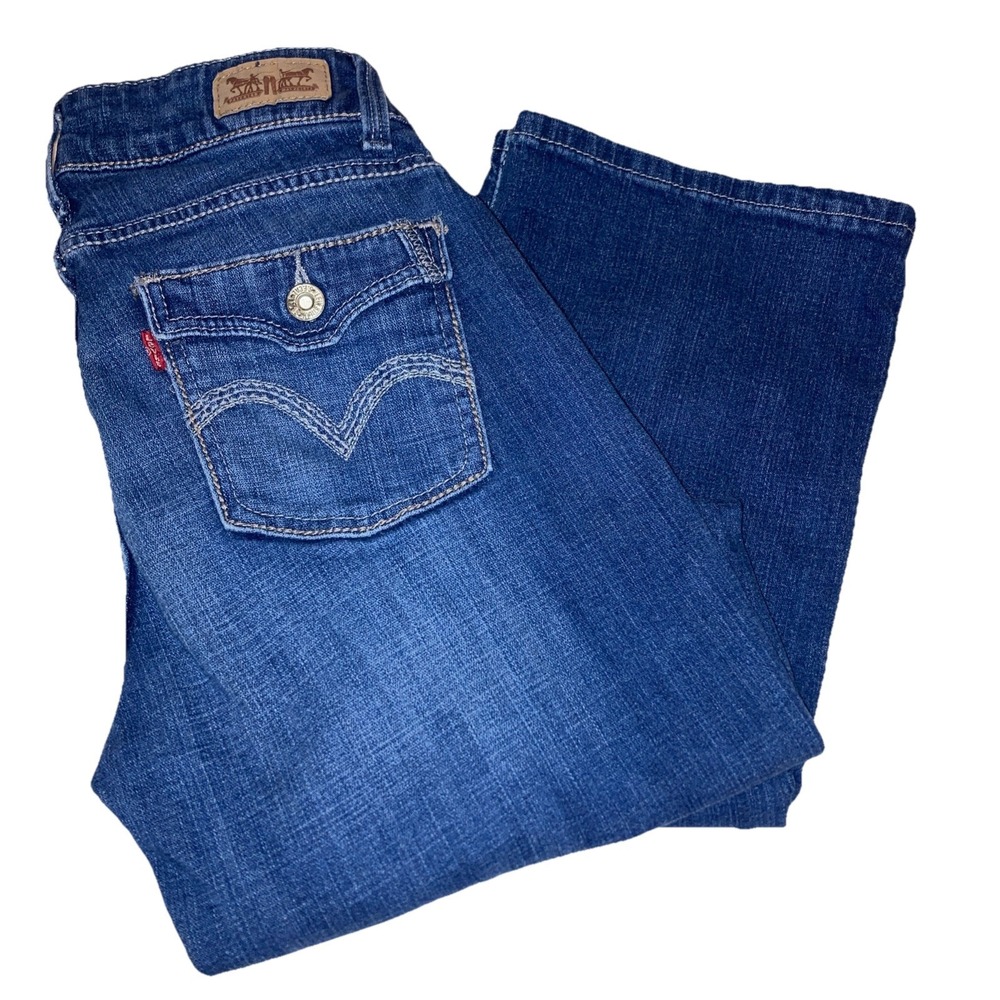 Levi's Women's Curvy 529 Bootcut Denim Jeans Medium W28 L 30  VGUC